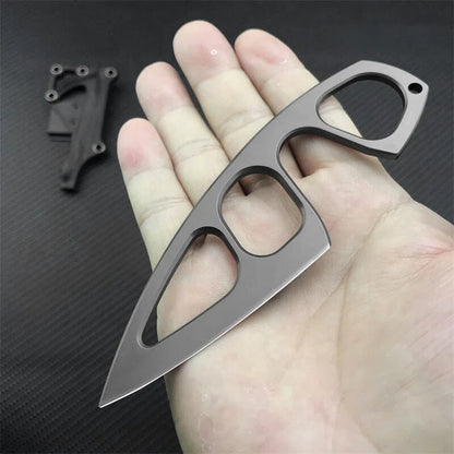 Craftivon Tactical EDC Knife with Multi-Carry Sheath & Belt Clip