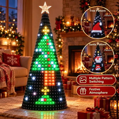 🔥Smart APP & Remote RGB Christmas Tree Lights🎄
