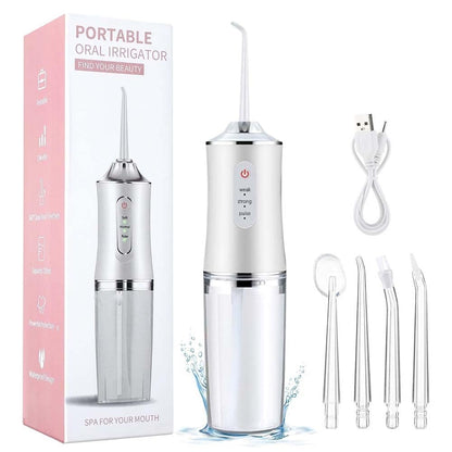 🔥Electric Water Flosser, Teeth Cleaning with 4 Jet Tips