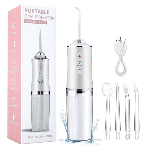 🔥Electric Water Flosser, Teeth Cleaning with 4 Jet Tips