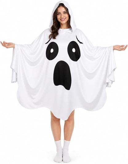 🔥Adult Soft Hooded Ghost Costume