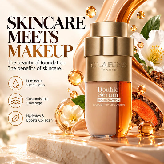 🎁Double Serum Hydrating Foundation – Buildable Coverage, Luminous Satin Finish