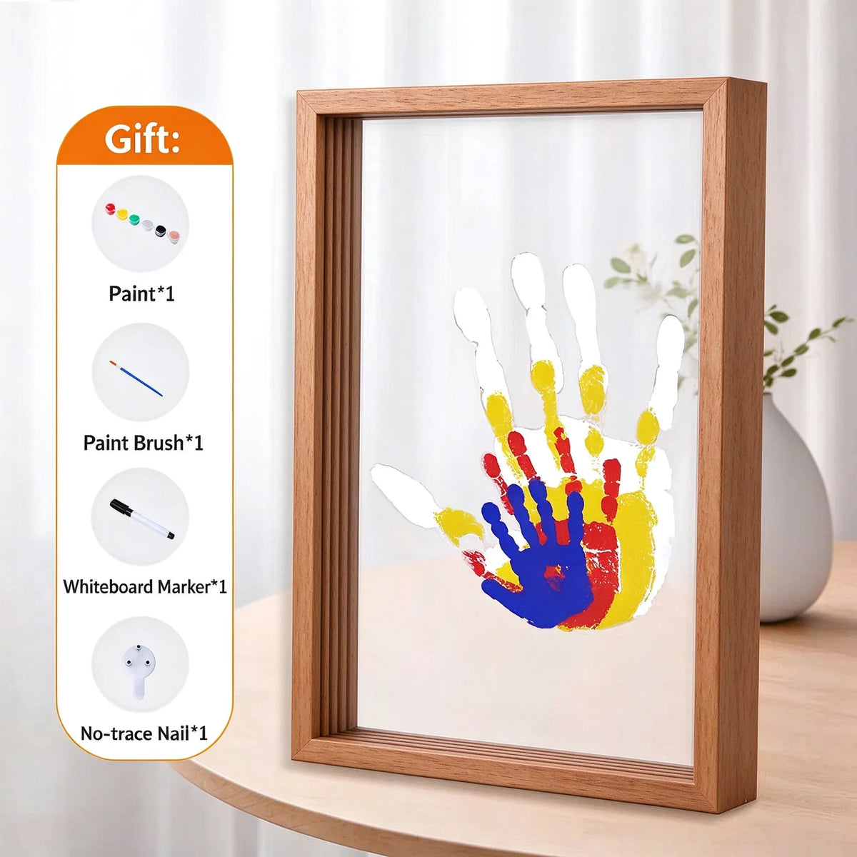 🎁Family Fingerprint Art Kit – DIY Family Keepsake Canvas Set