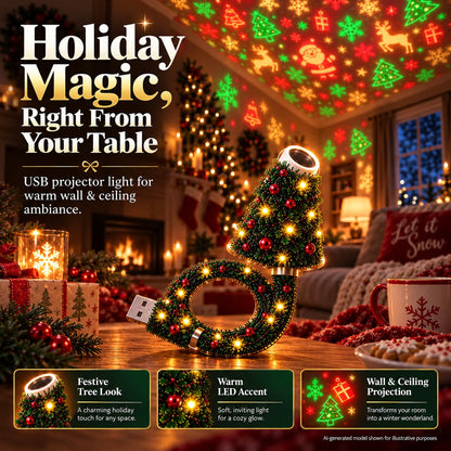 ⭐Christmas Tree Projector – Turn Any Wall Into a Christmas Wonderland