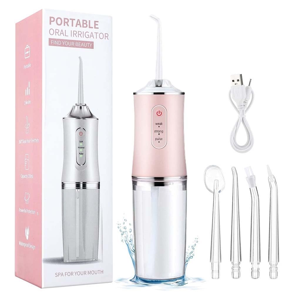 🔥Electric Water Flosser, Teeth Cleaning with 4 Jet Tips