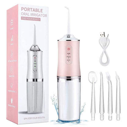 🔥Electric Water Flosser, Teeth Cleaning with 4 Jet Tips