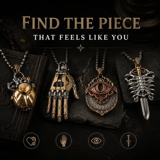 Handcrafted Moving Mechanical Pendant Collection