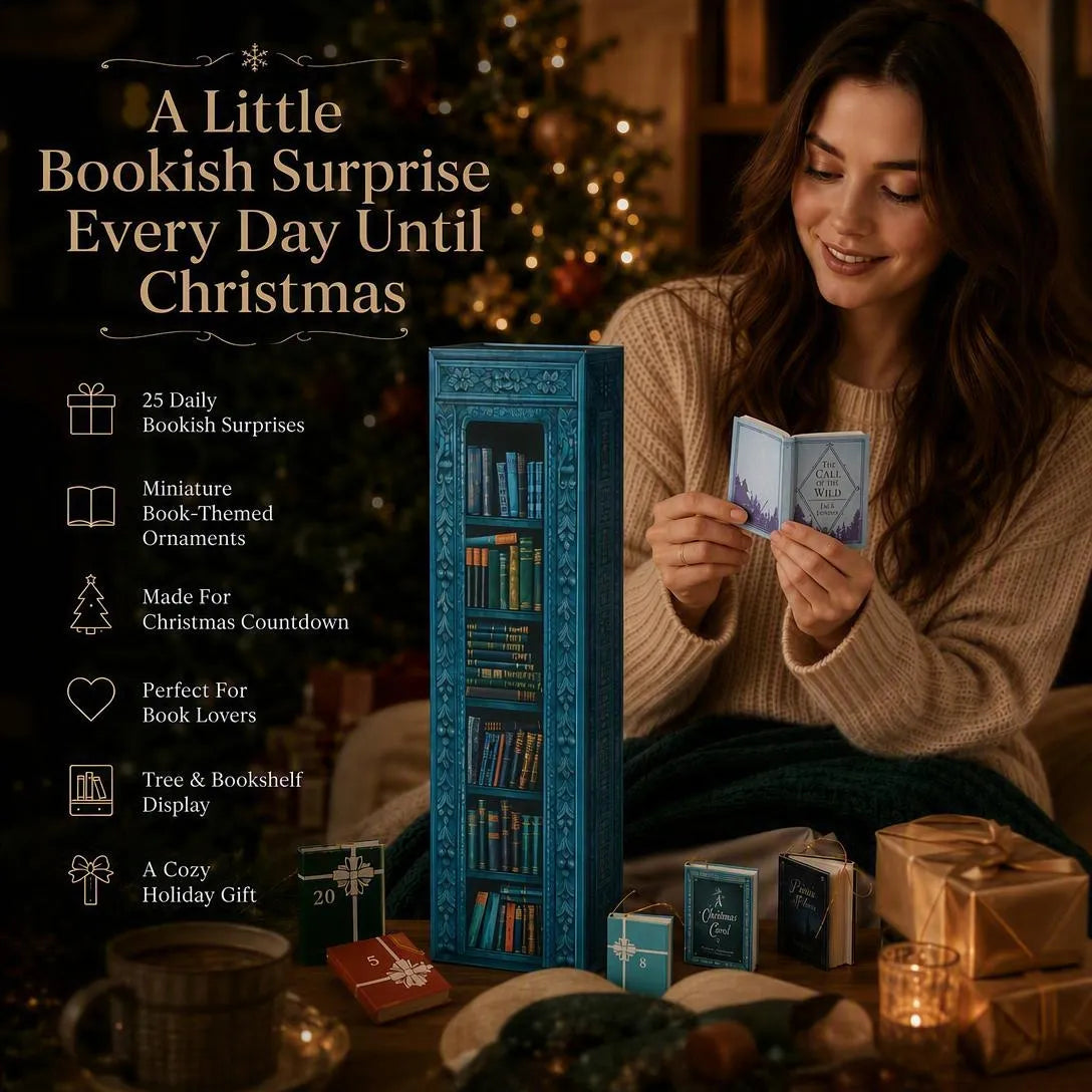25-Day Book Lover Christmas Ornament Advent Calendar