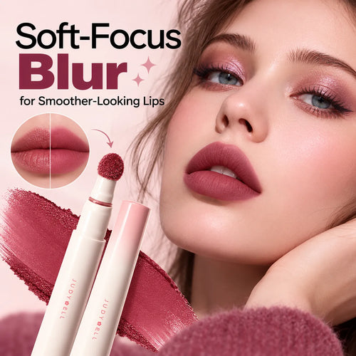 🎁Cushion-Tip Matte Lip & Cheek Tint – Soft-Focus Blur Finish & Buildable Color