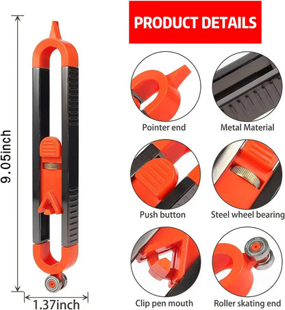 ⭐Copy It. Trace It. Cut It. – Contour Scribe Tool for Perfect-Fit Cuts【2 pencils Free】