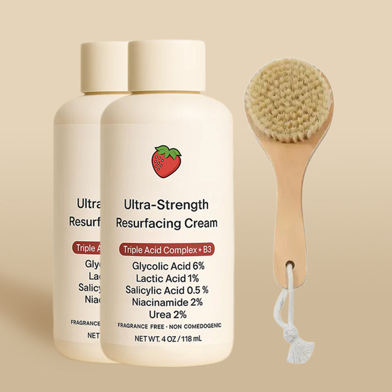 Strawberry Skin Resurfacing Cream – Triple-Acid Complex for Keratosis Pilaris