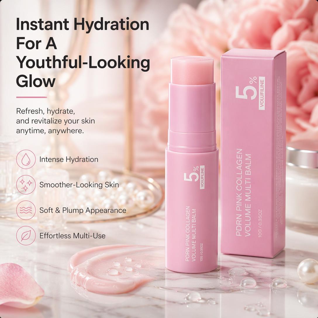PDRN Collagen Volume Multi Balm Stick – Hydrating Firming Care For Face & Neck