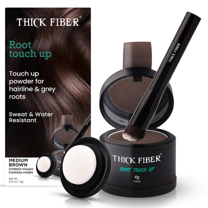 ⭐Instant Root Touch Up Powder – Cover Gray Roots & Sparse Hair in Seconds