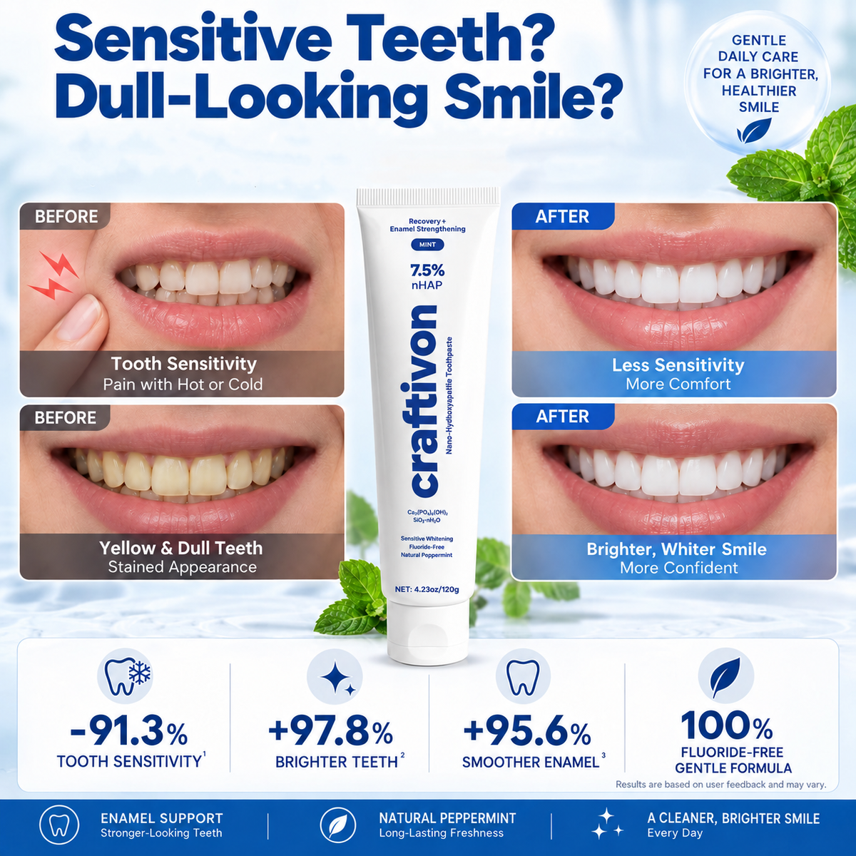 🔥Nano Hydroxyapatite Toothpaste
