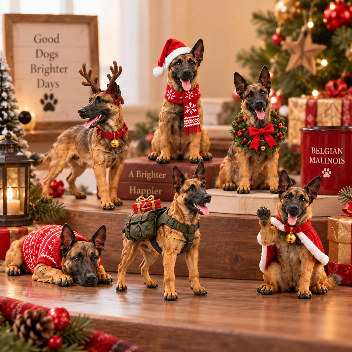 🎉24 Days of Belgian Malinois Joy — 24 Unique Collectible Figurines