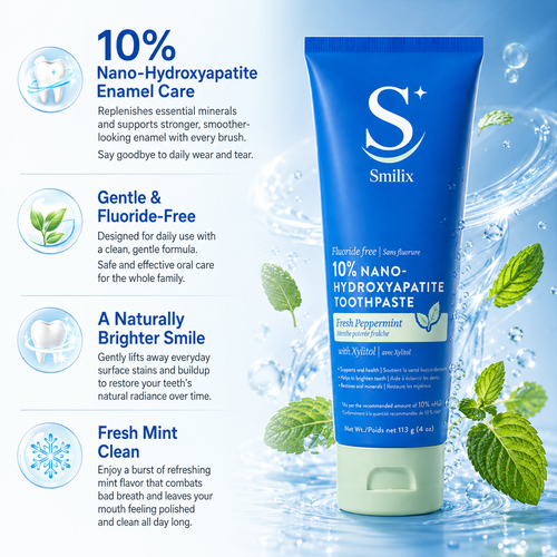 Strengthen Enamel, Reduce Sensitivity & Enjoy Long-Lasting Fresh Breath — Without Fluoride.