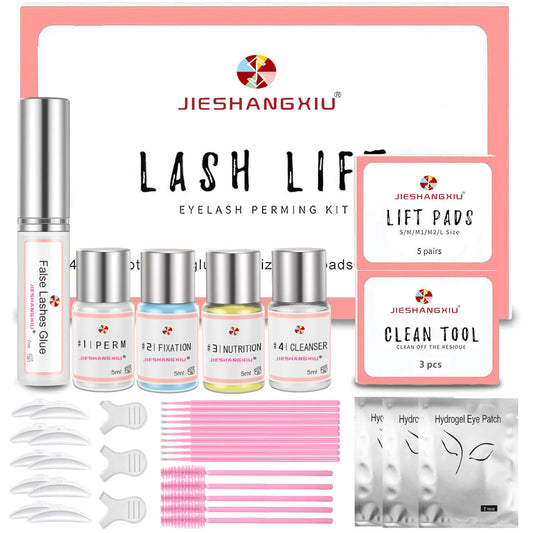 🔥Gentle Formula Eyelash Perm Set with Enhanced Glue Balm