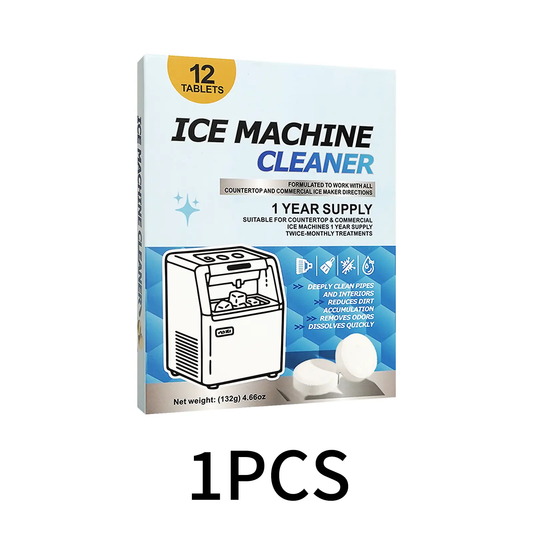 🧊Ice Maker Cleaning Tablets, Effective Descaling Tabs to Remove Scale & Odor, Safe for All Standalone Ice Mach