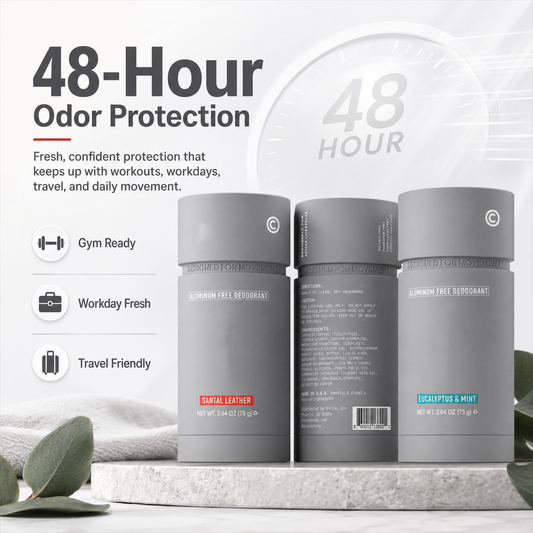 💪 48-Hour Aluminum-Free Deodorant — Fresh Protection for Active Lifestyles