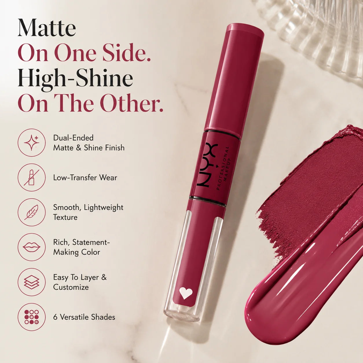 Dual-Ended Matte Lip Color Set