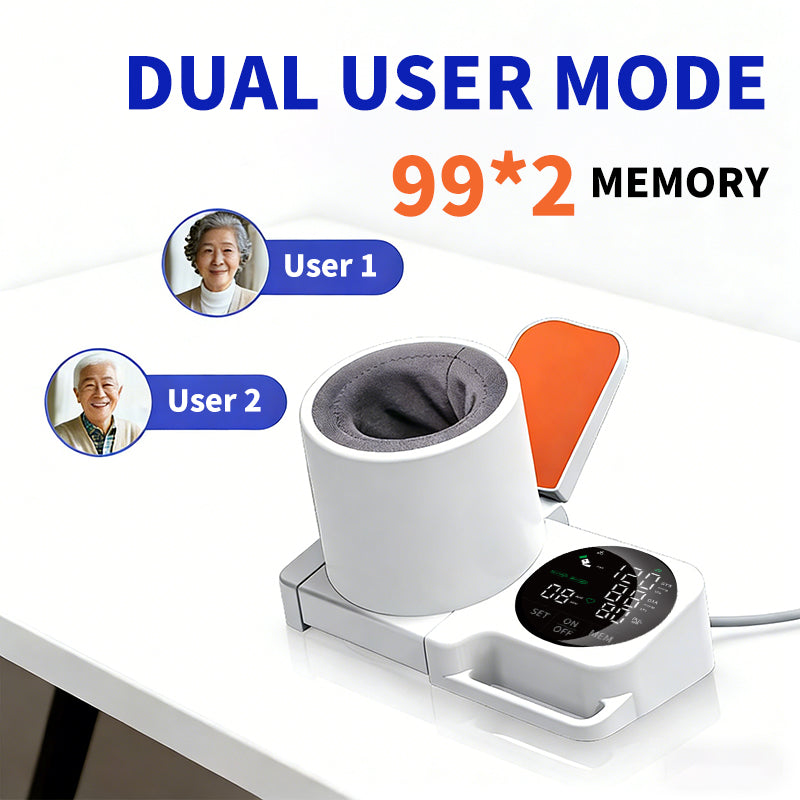 🎒Automatic Upper Arm Blood Pressure Monitor with Adjustable Arm Barrel & Voice Guidance