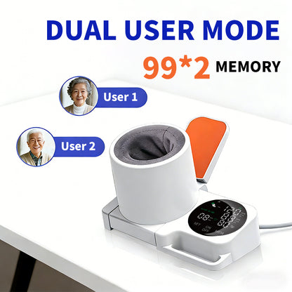 🎒Automatic Upper Arm Blood Pressure Monitor with Adjustable Arm Barrel & Voice Guidance