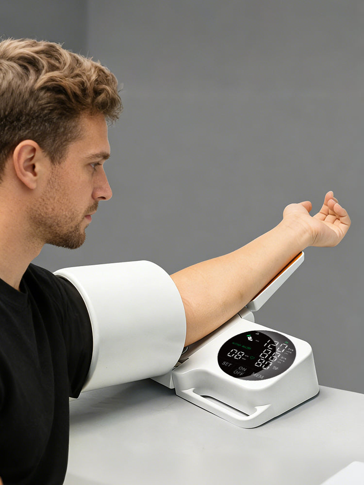 🎒Automatic Upper Arm Blood Pressure Monitor with Adjustable Arm Barrel & Voice Guidance