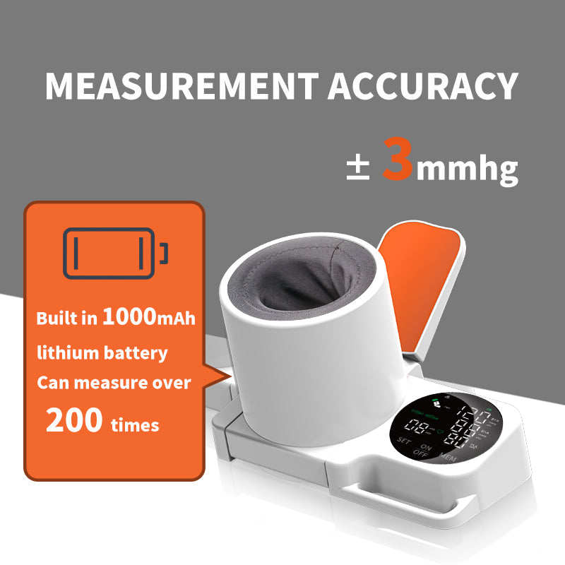 🎒Automatic Upper Arm Blood Pressure Monitor with Adjustable Arm Barrel & Voice Guidance