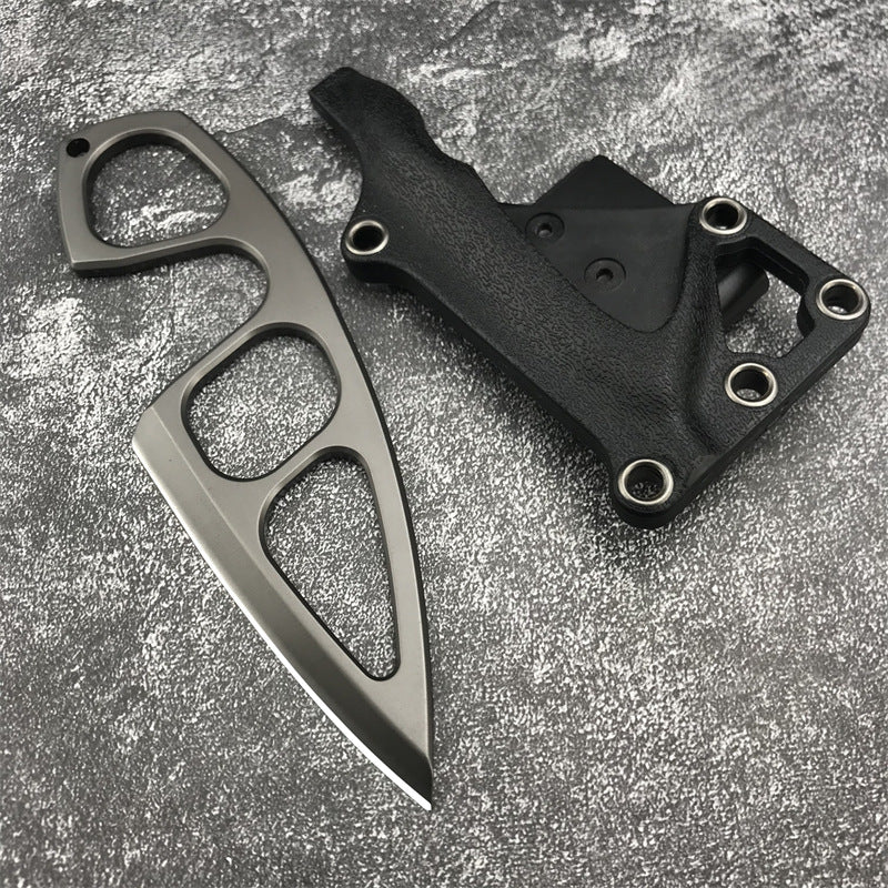 Craftivon Tactical EDC Knife with Multi-Carry Sheath & Belt Clip