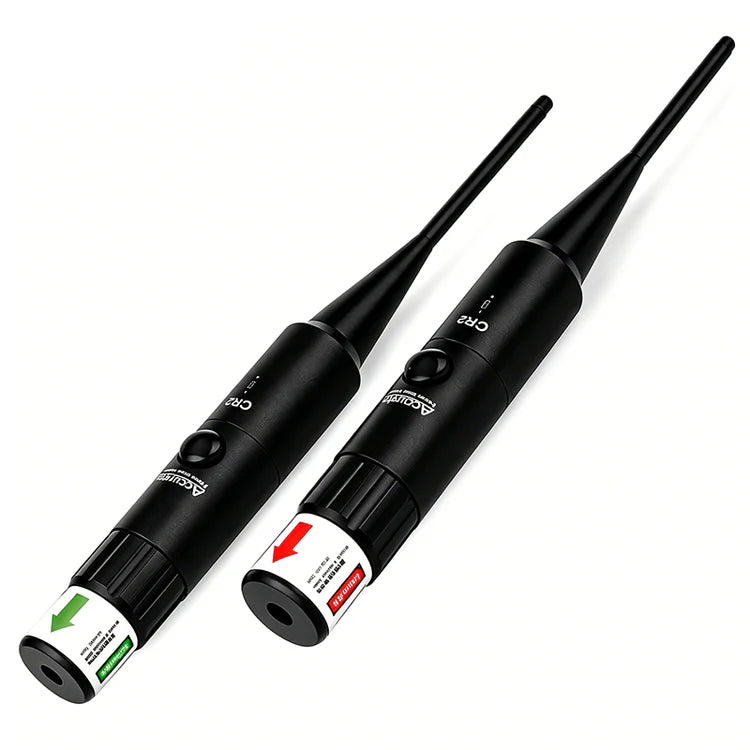 Laser Bore Sight Kit with 32 Adapters for .17–12GA Calibers