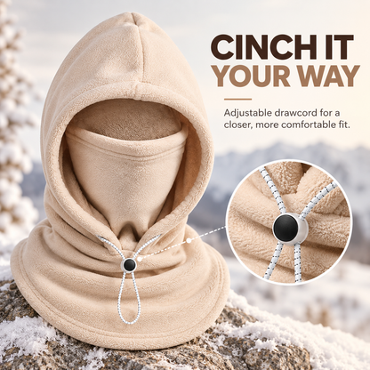 🎉3-in-1 Winter Fleece Balaclava Hood 🧣❄️ Warm Face, Ear & Neck Cover