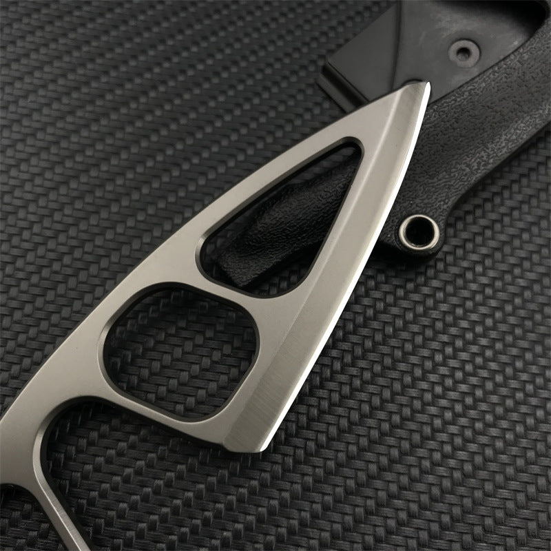 Craftivon Tactical EDC Knife with Multi-Carry Sheath & Belt Clip