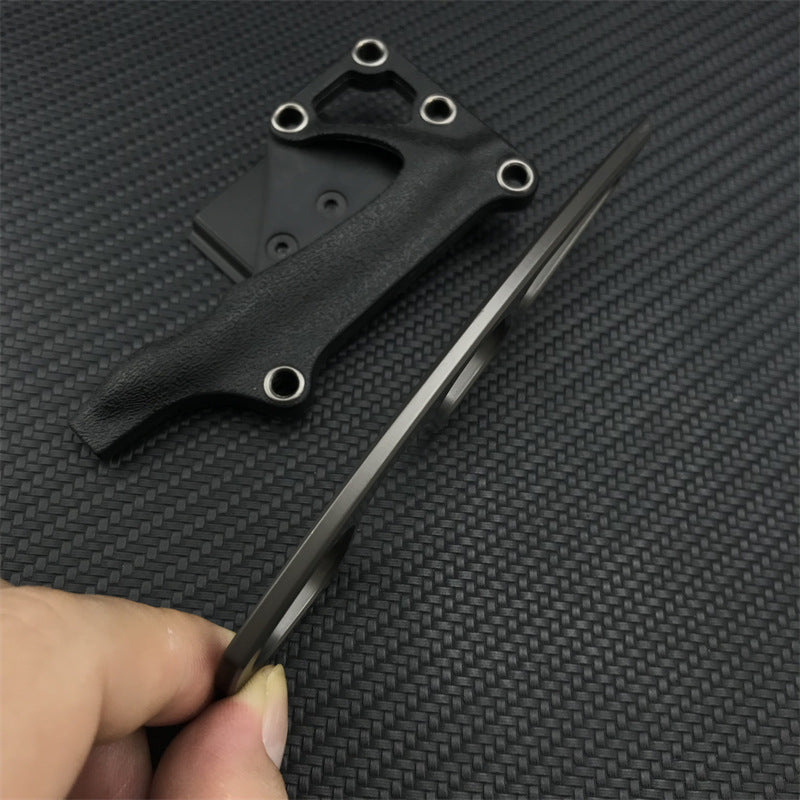 Craftivon Tactical EDC Knife with Multi-Carry Sheath & Belt Clip