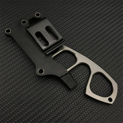 Craftivon Tactical EDC Knife with Multi-Carry Sheath & Belt Clip