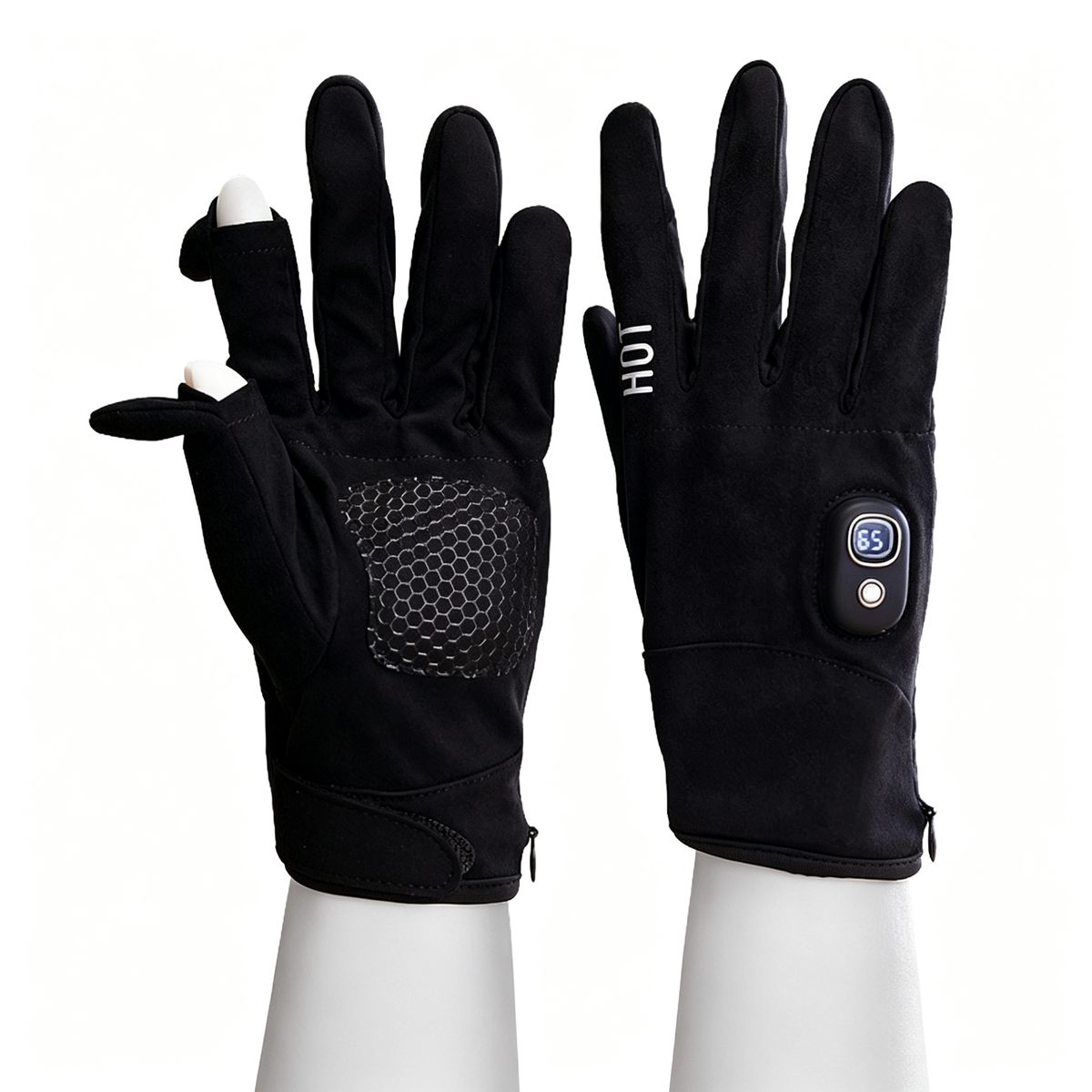 Rechargeable Heated Winter Gloves for Women & Men with Touchscreen