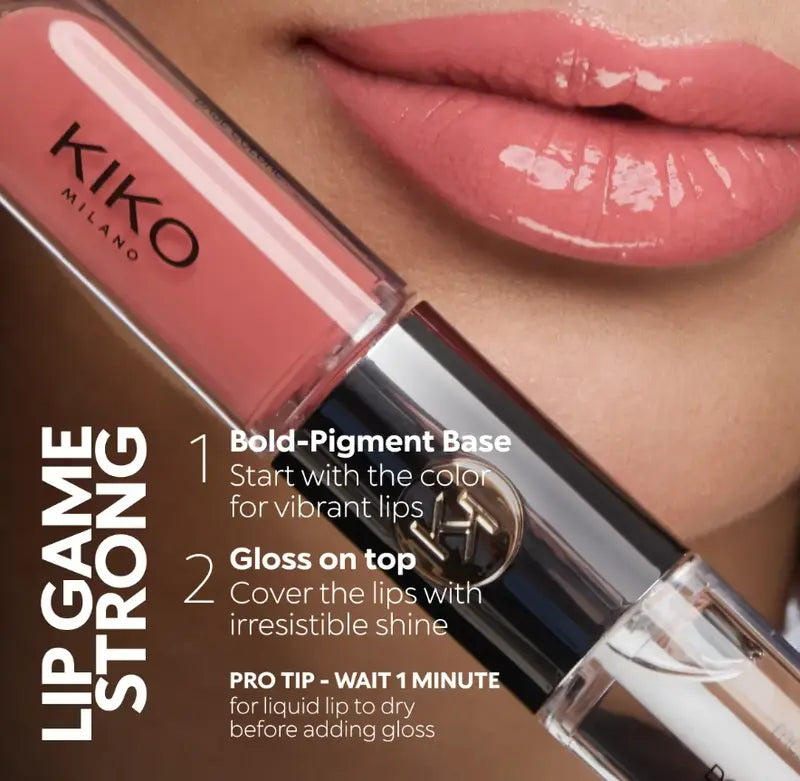 🎁Double Touch Liquid Lipstick & Gloss – Two-Step Long-Lasting Lip Color