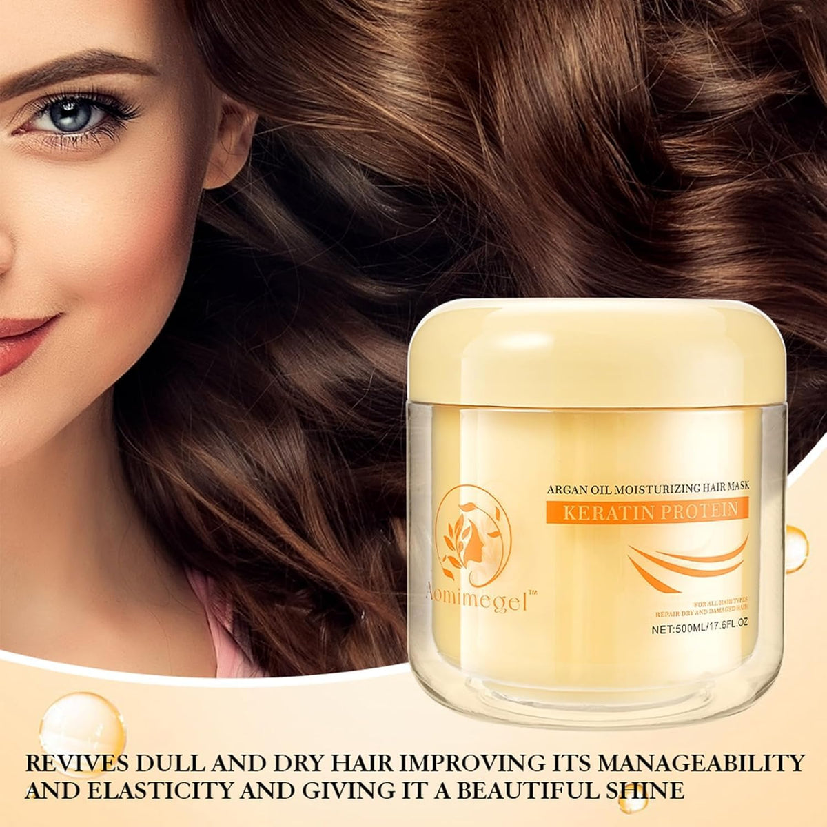 🔥Collagen Repair Hair Mask for Dry Damaged Hair