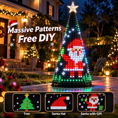 🔥Smart APP & Remote RGB Christmas Tree Lights🎄
