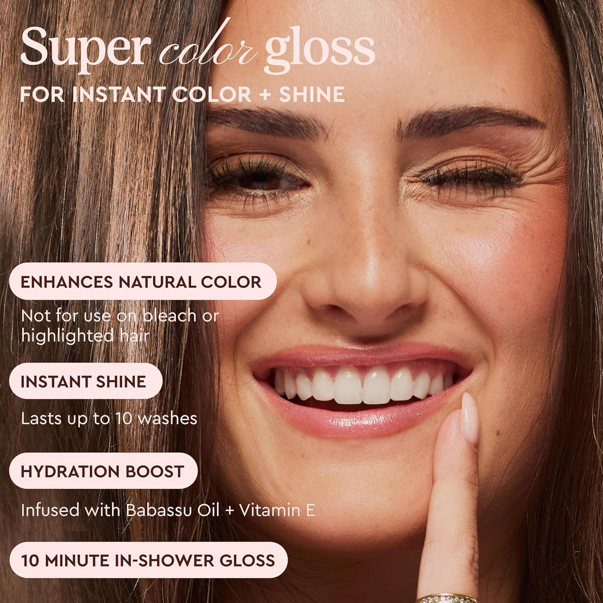 Glaze Supergloss Color Conditioning Gloss – Hydrating Semi-Permanent Color Hair Gloss & Shine Boost – 6.4 Fl Oz
