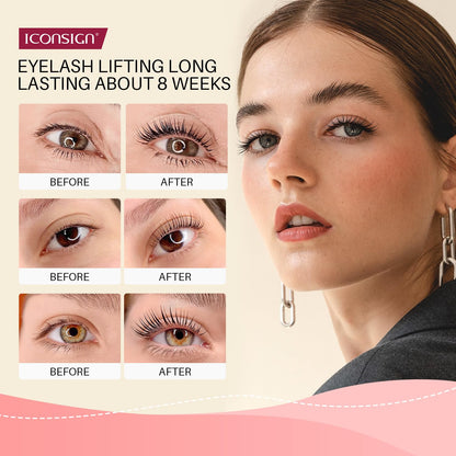 🔥Gentle Formula Eyelash Perm Set with Enhanced Glue Balm