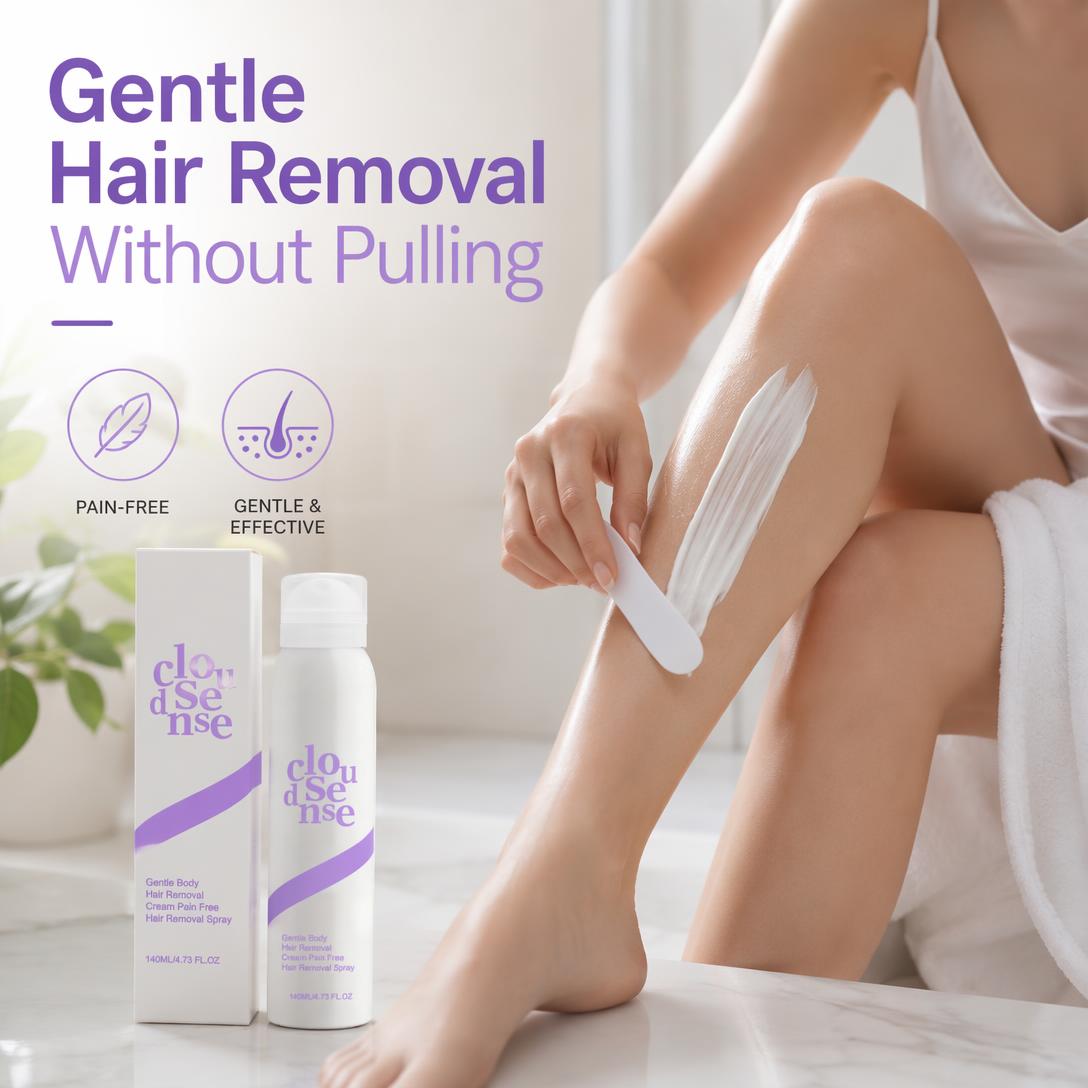 Gentle Hair Removal Cream - Smooth, Soft Skin Without The Pain of Shaving