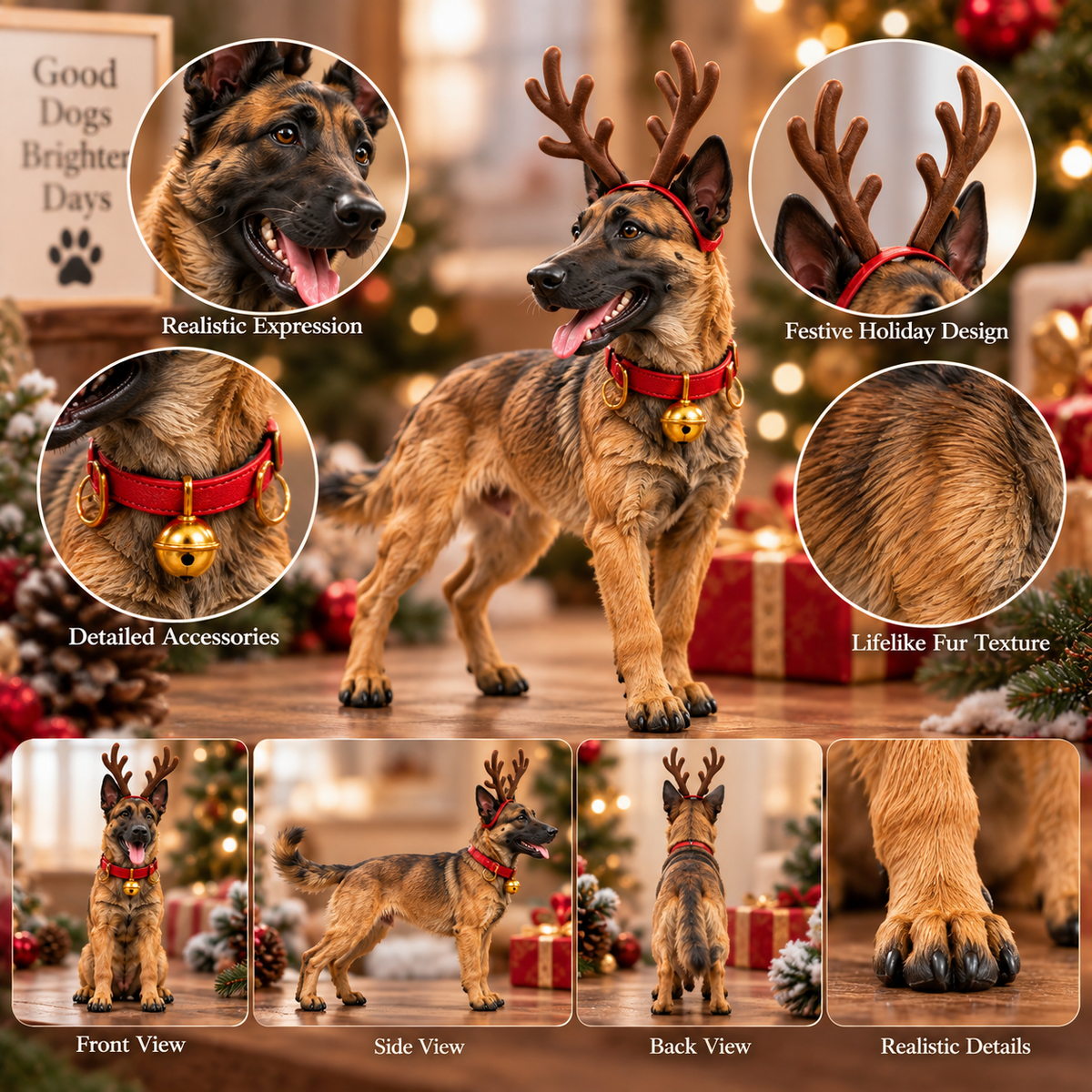 🎉24 Days of Belgian Malinois Joy — 24 Unique Collectible Figurines
