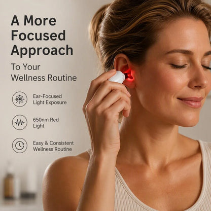 650nm Red Light Ear Wellness Therapy Device