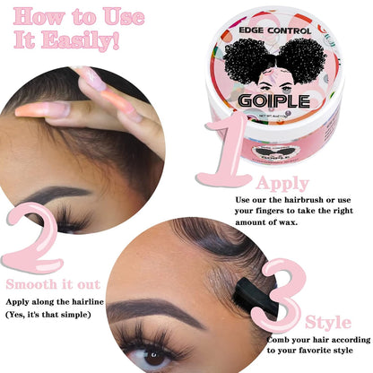 🎉Edge Control Wax for Women Strong Hold Non-greasy Strong Hold Non-greasy