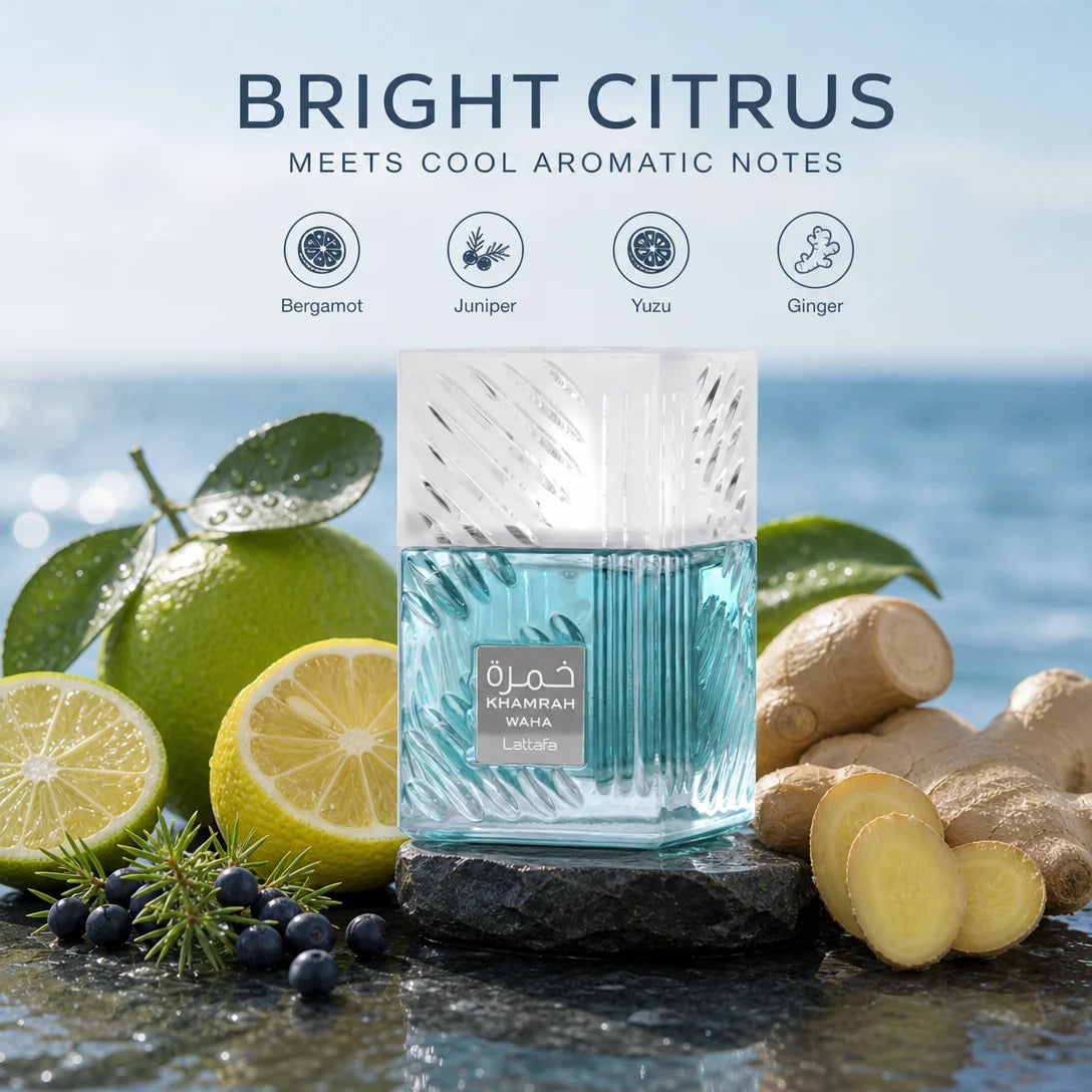 Unisex Bergamot Aquatic Woody Eau de Parfum