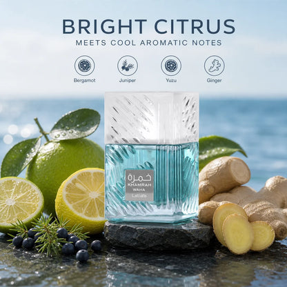 Unisex Bergamot Aquatic Woody Eau de Parfum