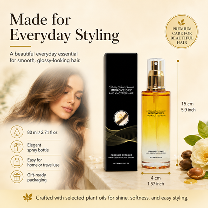 Botanical Hair Oil Mist for Dry. Frizzy & Tangled Hair
