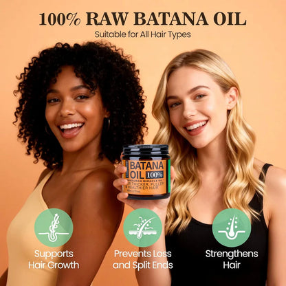 🌱Raw Batana Hair Oil – Revitalize Dry Hair & Nourish Your Scalp Naturally