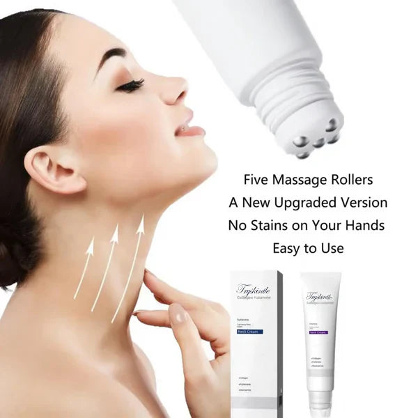 🧴Collagen Roller Neck Firming Cream | Hydrating & Smoothing Neck Care