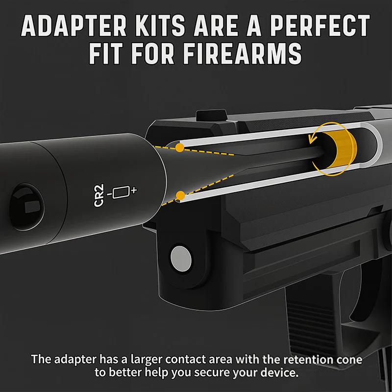 Laser Bore Sight Kit with 32 Adapters for .17–12GA Calibers